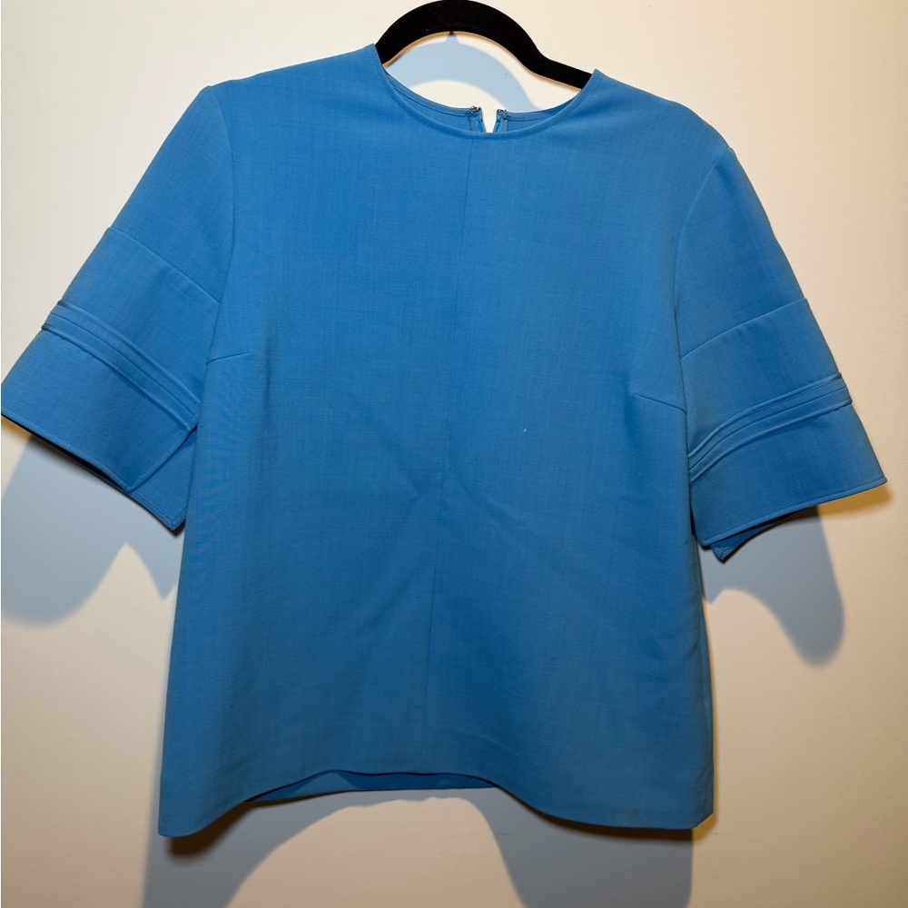 Victoria Beckham Sky Blue Blouse